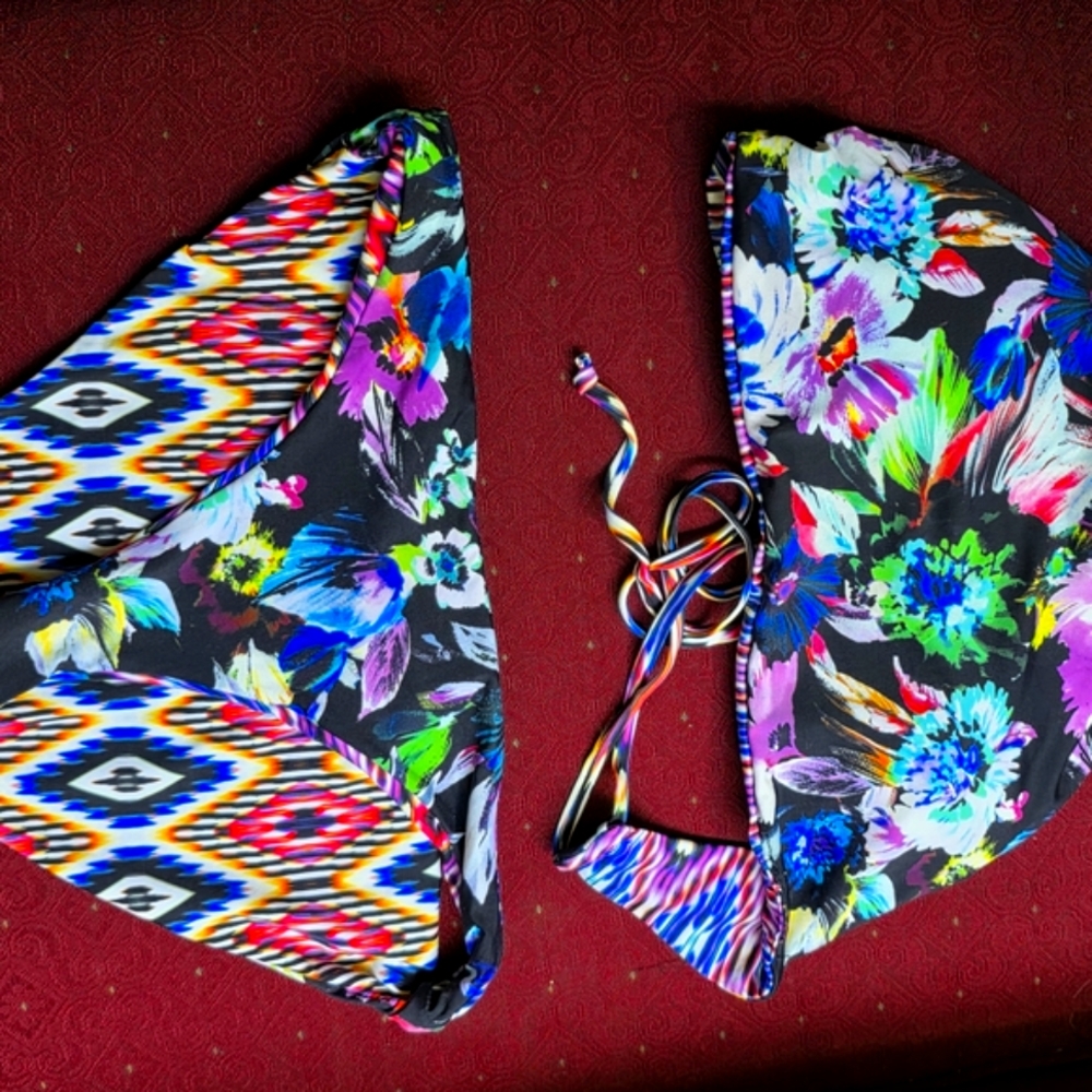Tinibikini Multicolor Patterned Bikini - image 6